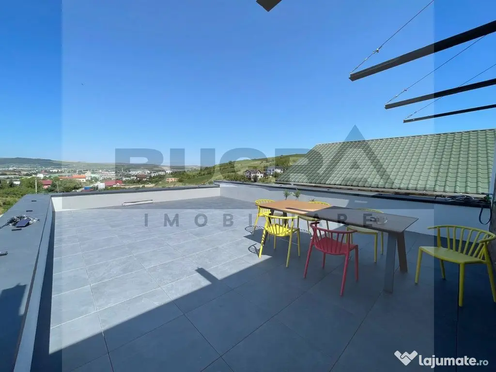 Apartament de 3 camere, nou, 80 mp, terasa 70mp, Aerodrom... 