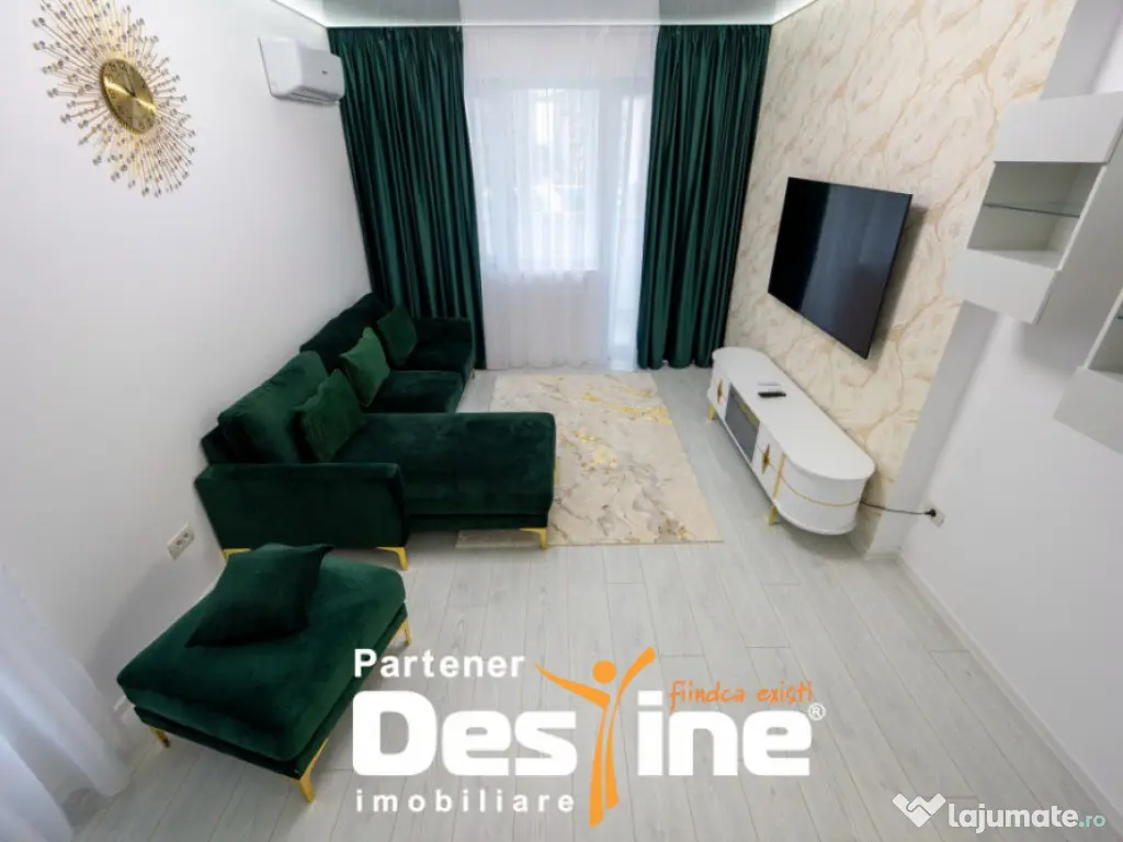 Apartament 2 camere 70mp LUX + loc parcare, prima inchiriere 