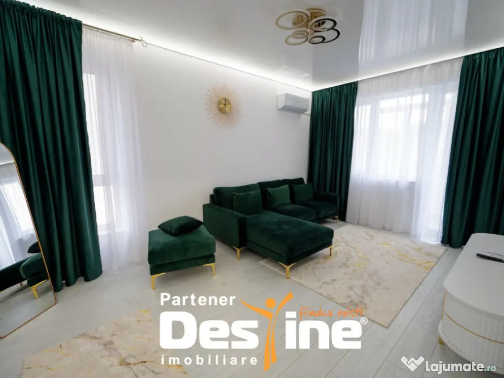 Apartament 2 camere 70mp LUX + loc parcare, prima inchiriere 