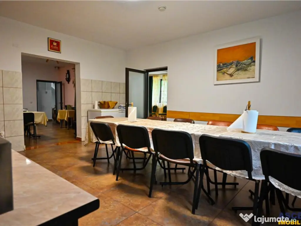 Complex turistic,afacere la cheie,3 vile, teren 7.700 mp,pan 