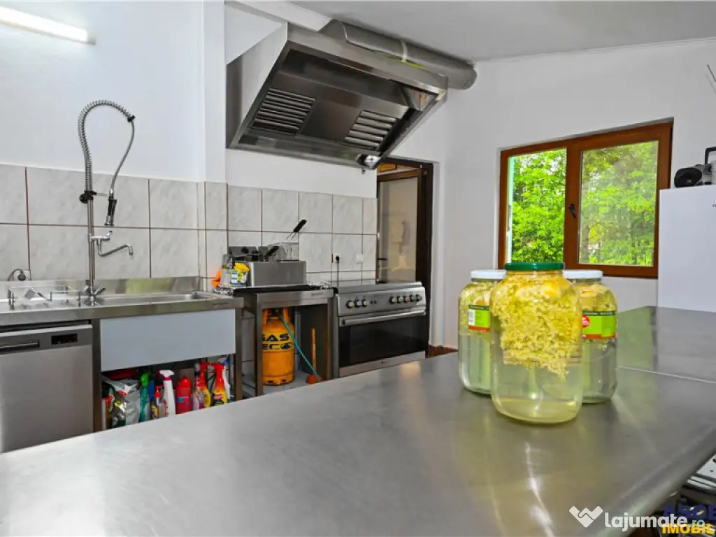 Complex turistic,afacere la cheie,3 vile, teren 7.700 mp,pan 