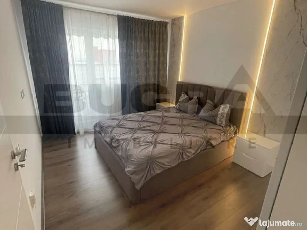 Apartament de 2 camere, 52mp, etaj retras, terasa, zona P... 