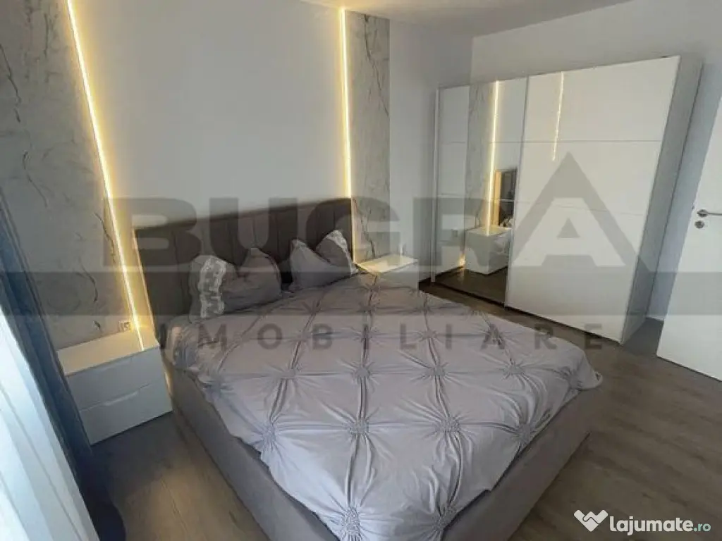 Apartament de 2 camere, 52mp, etaj retras, terasa, zona P... 