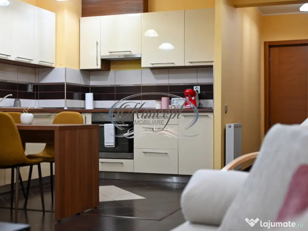 Apartament luminos cu terasa, parcare subterana si paza perm 