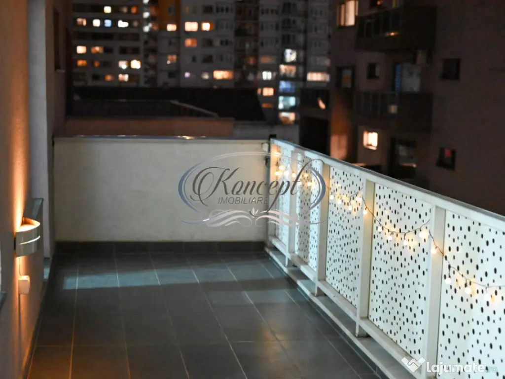 Apartament luminos cu terasa, parcare subterana si paza perm 