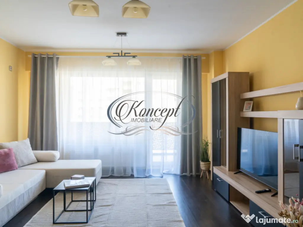 Apartament luminos cu terasa, parcare subterana si paza perm 
