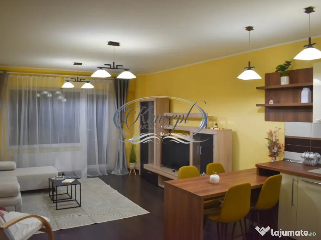 Apartament luminos cu terasa, parcare subterana si paza perm 