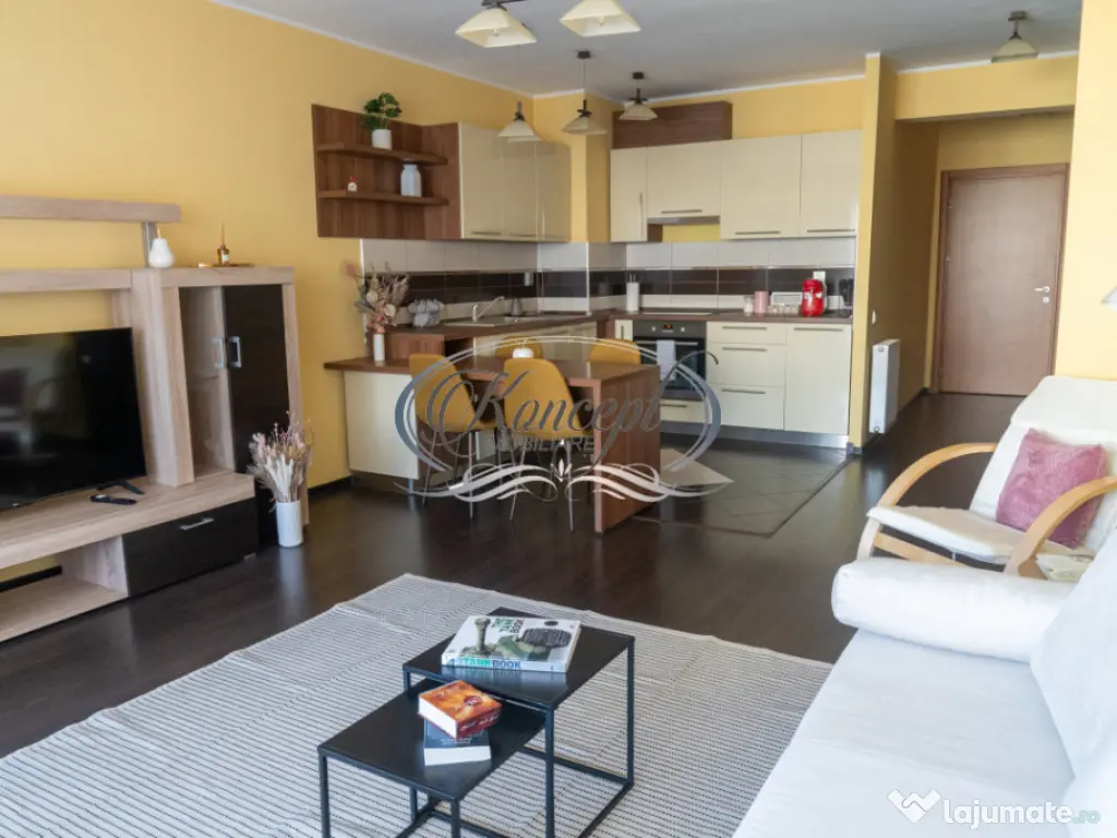 Apartament luminos cu terasa, parcare subterana si paza perm 