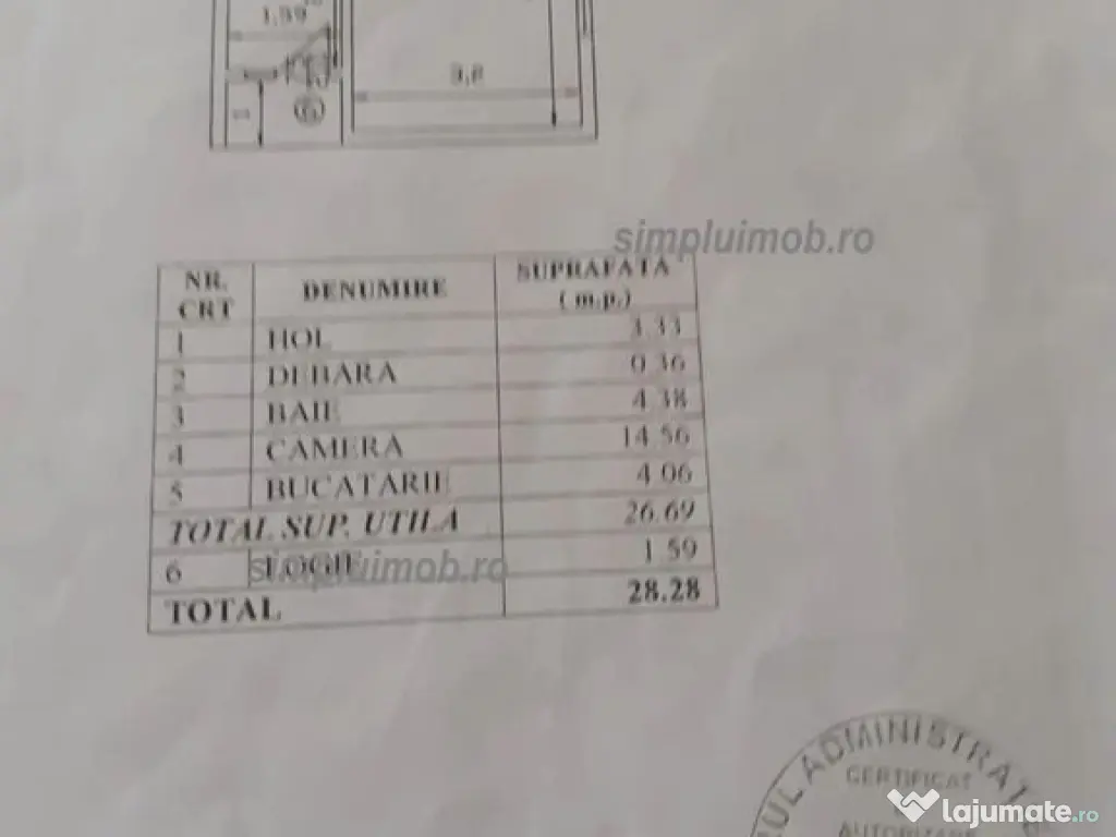 Garsoniera Luica Giurgiului