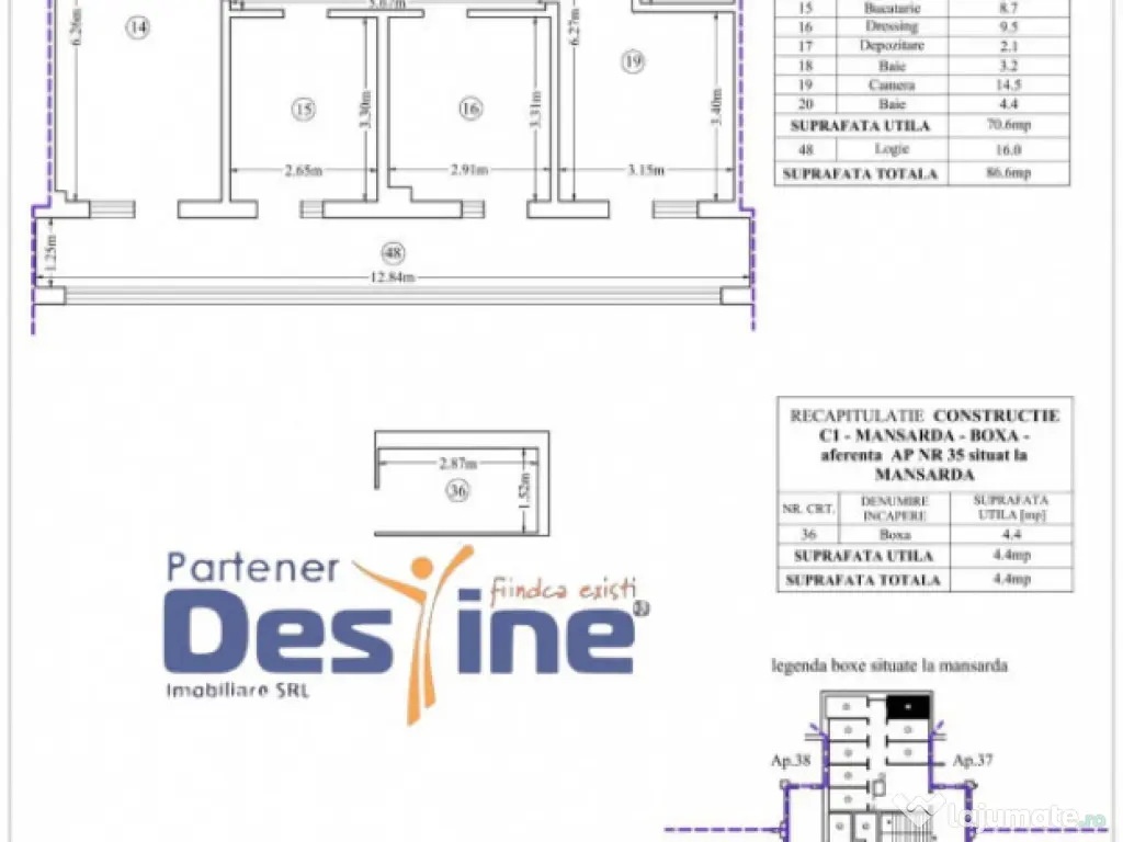 Comision 0% Apartament cu 3 camere decomandat, Pacurari etaj 