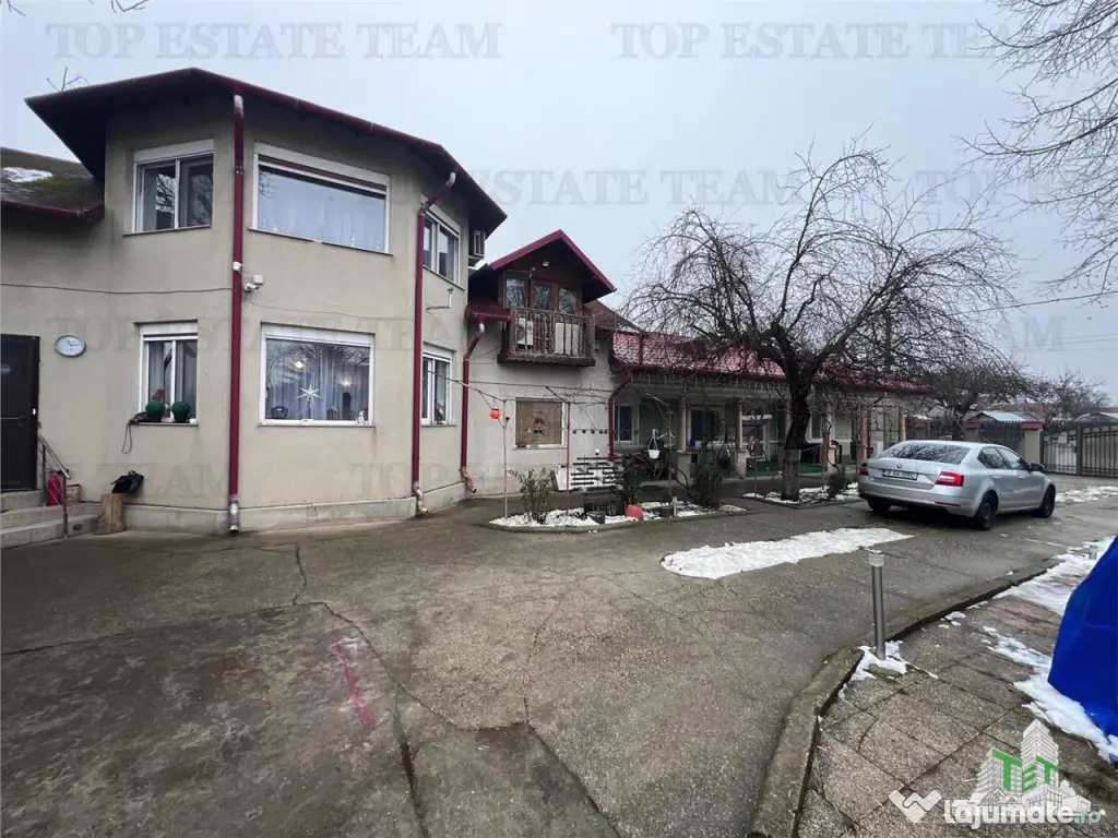 Vila individuala cuplata 6 camere S P M, cu incalzire pe cen