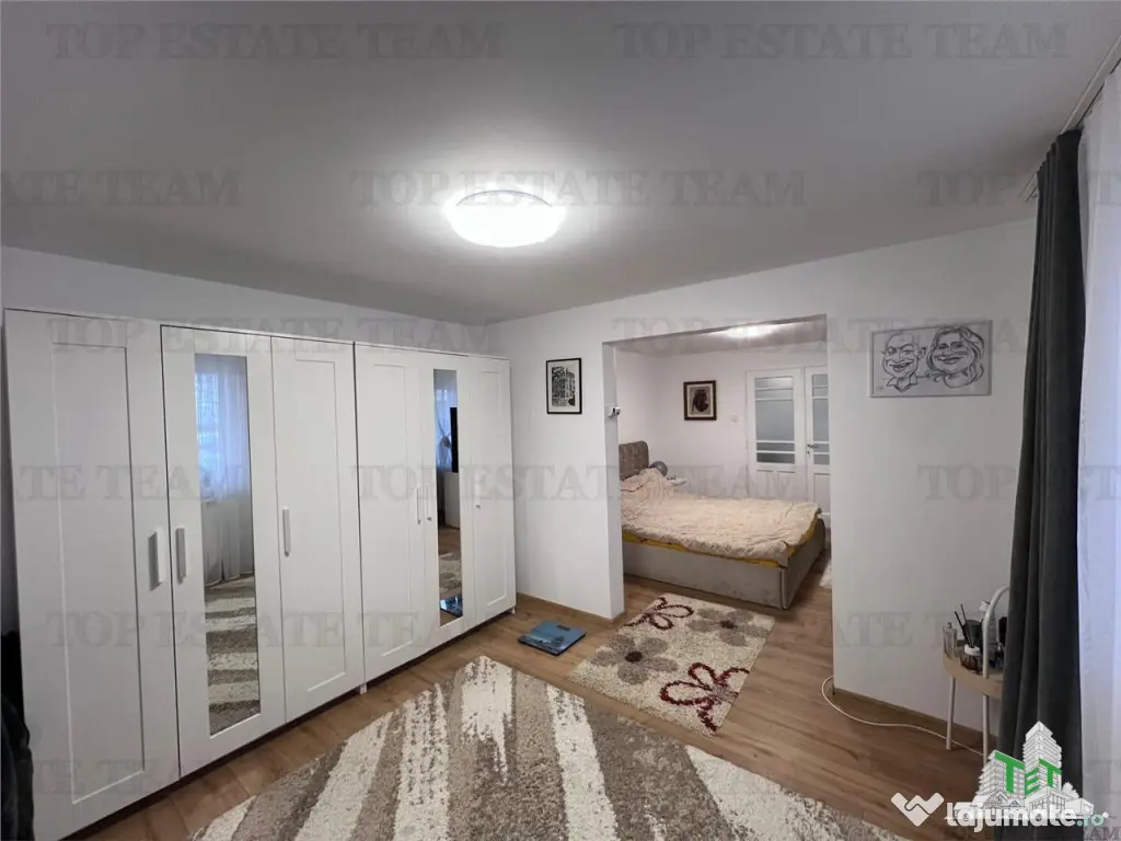 Vila individuala cuplata 6 camere S P M, cu incalzire pe cen