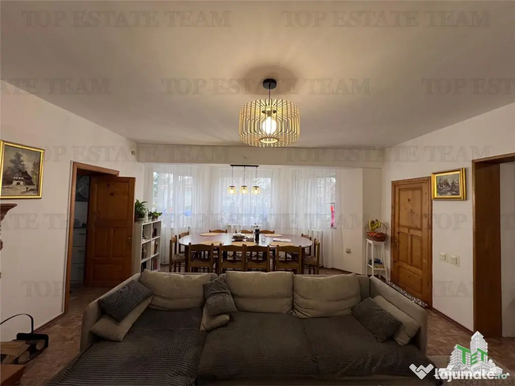 Vila individuala cuplata 6 camere S P M, cu incalzire pe cen