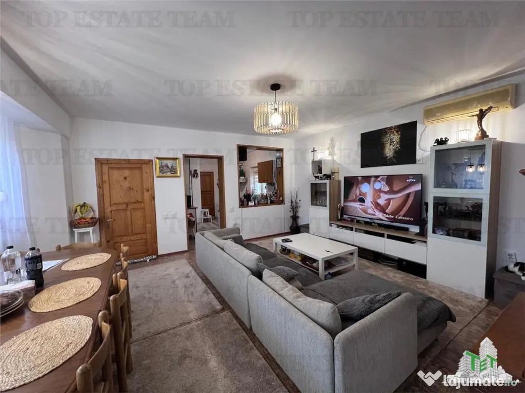 Vila individuala cuplata 6 camere S P M, cu incalzire pe cen