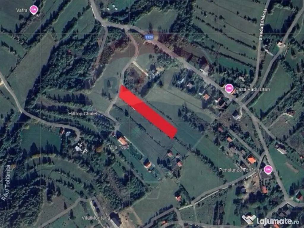 Teren Bran-Zarnesti - Tohanita, 4223mp