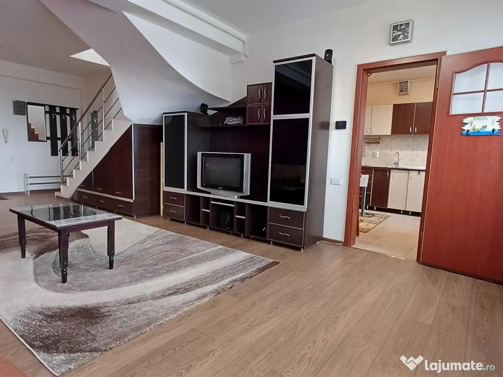 Proprietar 108mp mobilat,utilat,duplex 3 camere,2 bai,centrala,parcare,central