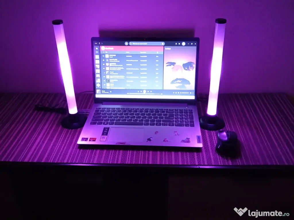 Set 2 Lămpi LED RGB Smart 