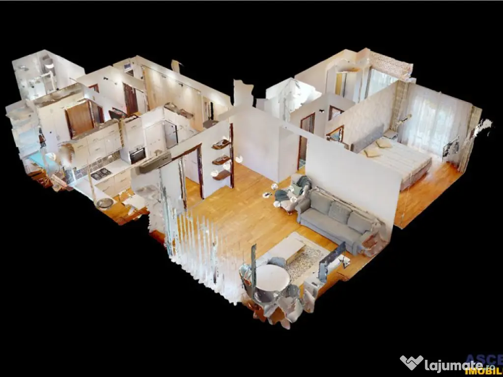 FILM 3D! Spatialitate si confort: apartament 4 camere, Centr