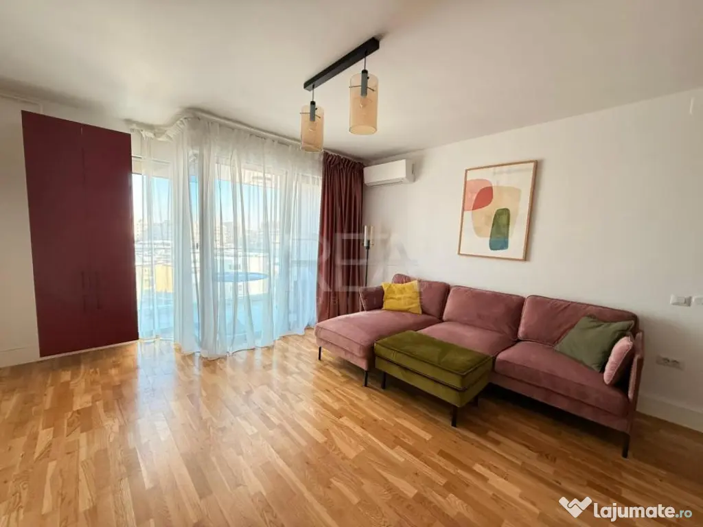 2 camere Floreasca, centrală, an 2020, metrou, 55 mp 