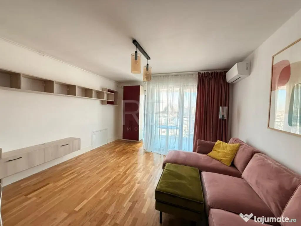 2 camere Floreasca, centrală, an 2020, metrou, 55 mp 