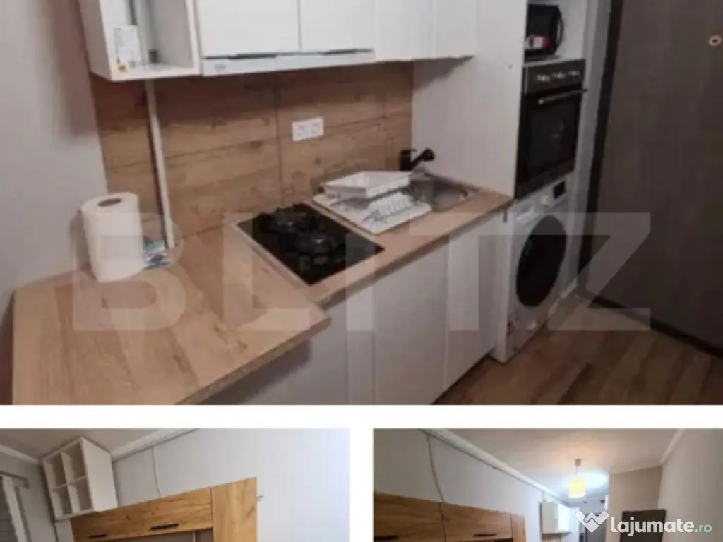 Blitz prezintă garsonieră de vânzare, etaj 1, zona 7 Noie 