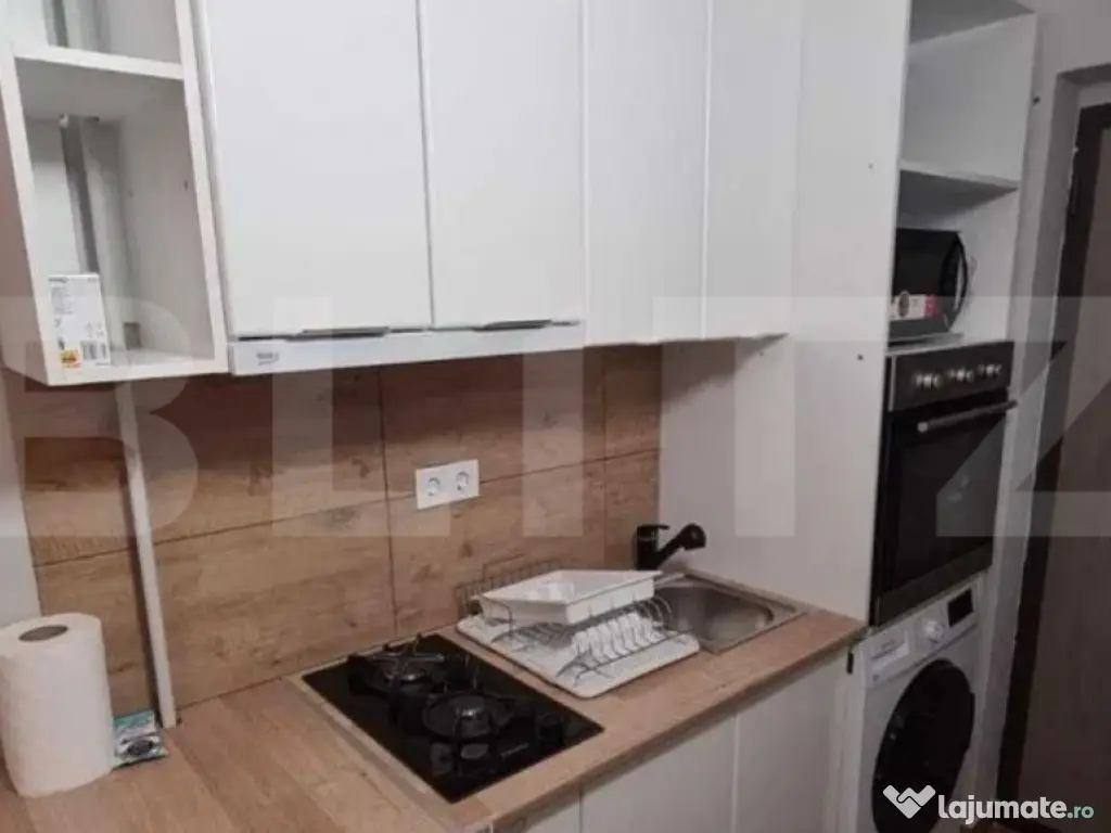 Blitz prezintă garsonieră de vânzare, etaj 1, zona 7 Noie 