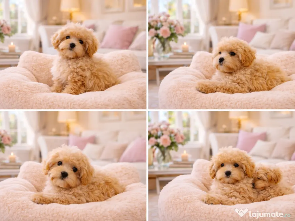 Pui rasa Maltipoo cu garantie medicala 