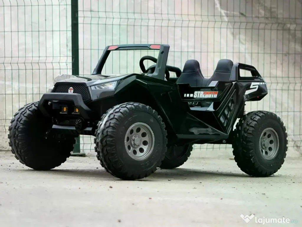 UTV electric pentru 4 copii, Kinderauto BJX1928 24V 14Ah , 500W BLack