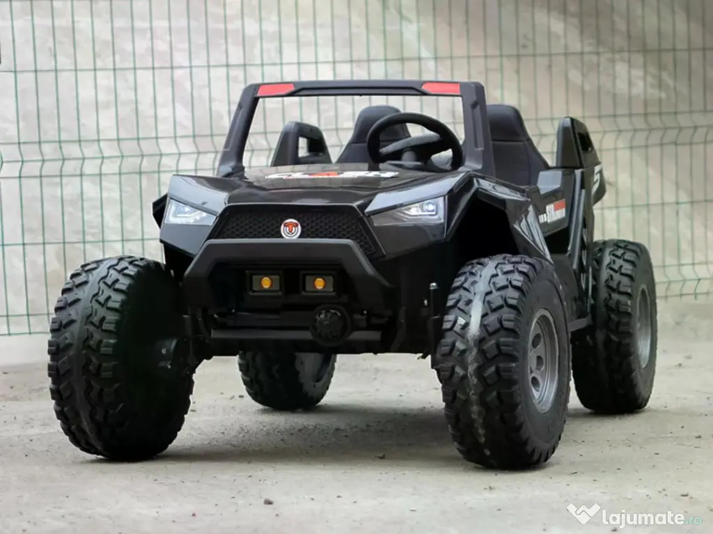 UTV electric pentru 4 copii, Kinderauto BJX1928 24V 14Ah , 500W BLack