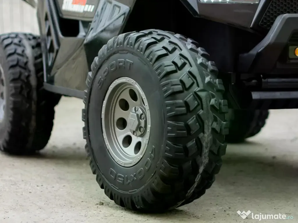 UTV electric pentru 4 copii, Kinderauto BJX1928 24V 14Ah , 500W BLack