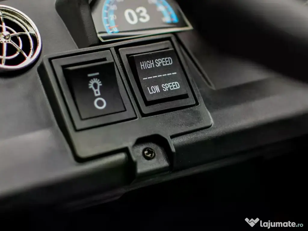 UTV electric pentru 4 copii, Kinderauto BJX1928 24V 14Ah , 500W BLack