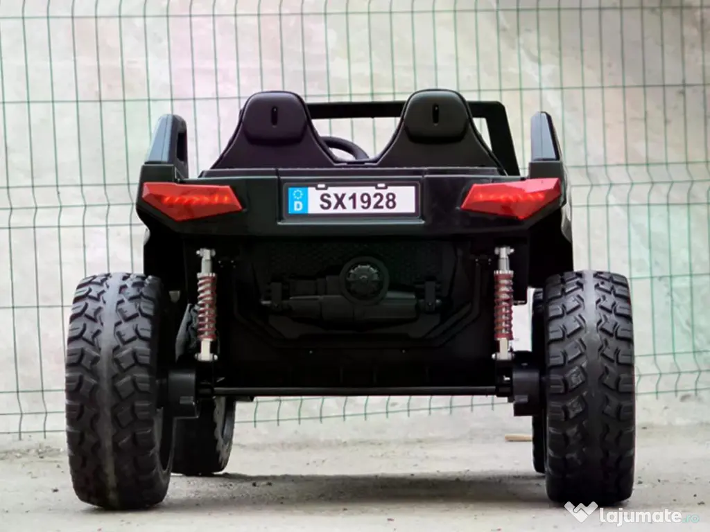 UTV electric pentru 4 copii, Kinderauto BJX1928 24V 14Ah , 500W BLack