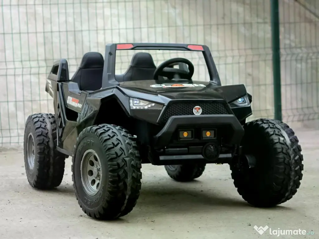 UTV electric pentru 4 copii, Kinderauto BJX1928 24V 14Ah , 500W BLack