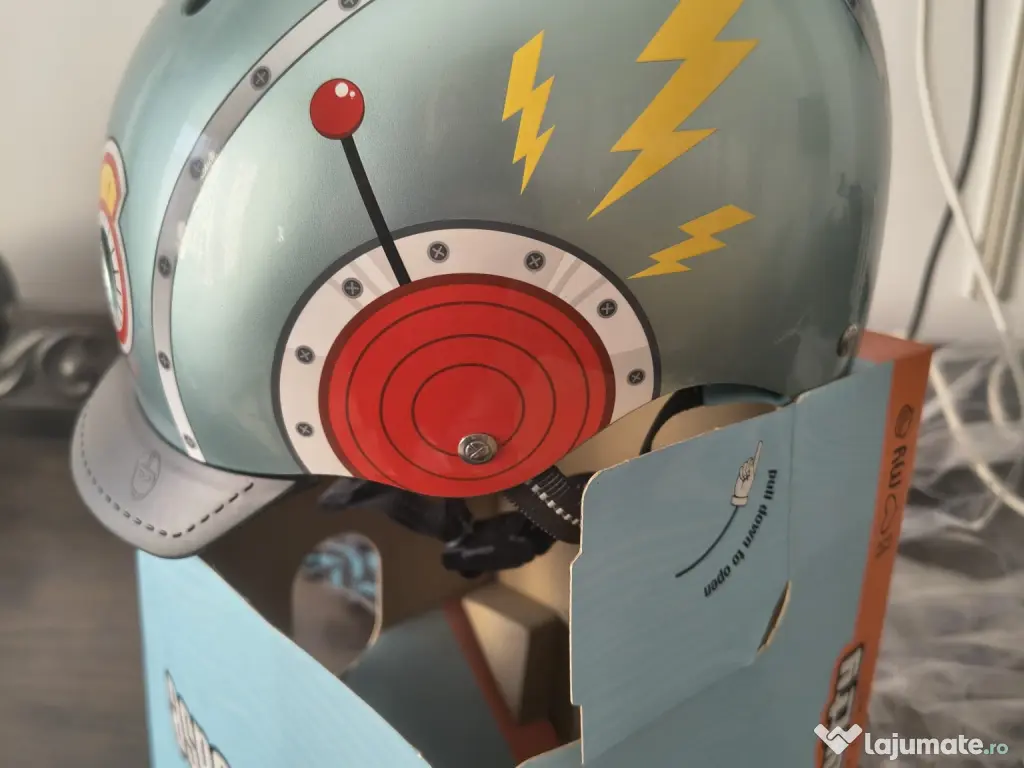 Nutcase Casca de protectie copii Nutcase Little Nutty MIPS Tin Robot Y[52-56cm] 