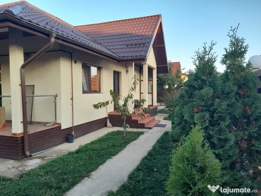 Vand/Schimb Casa individuala noua utilata/mobilata  in Domnesti IF 