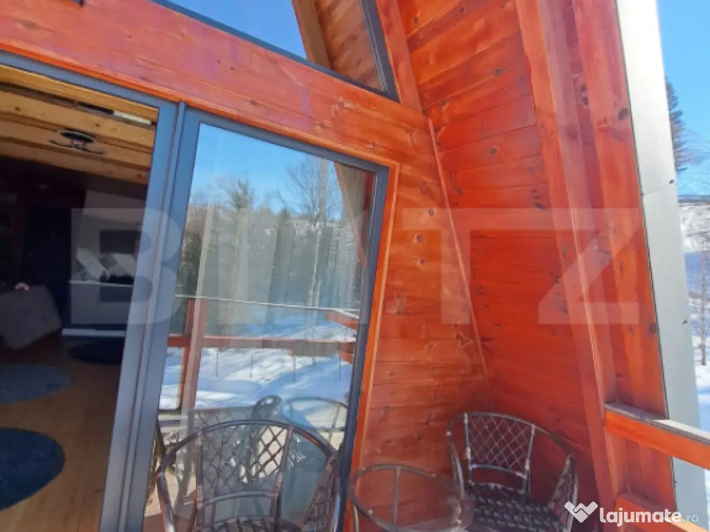 Oportunitate de investiție – 3 Cabane A-Frame la cheie î 