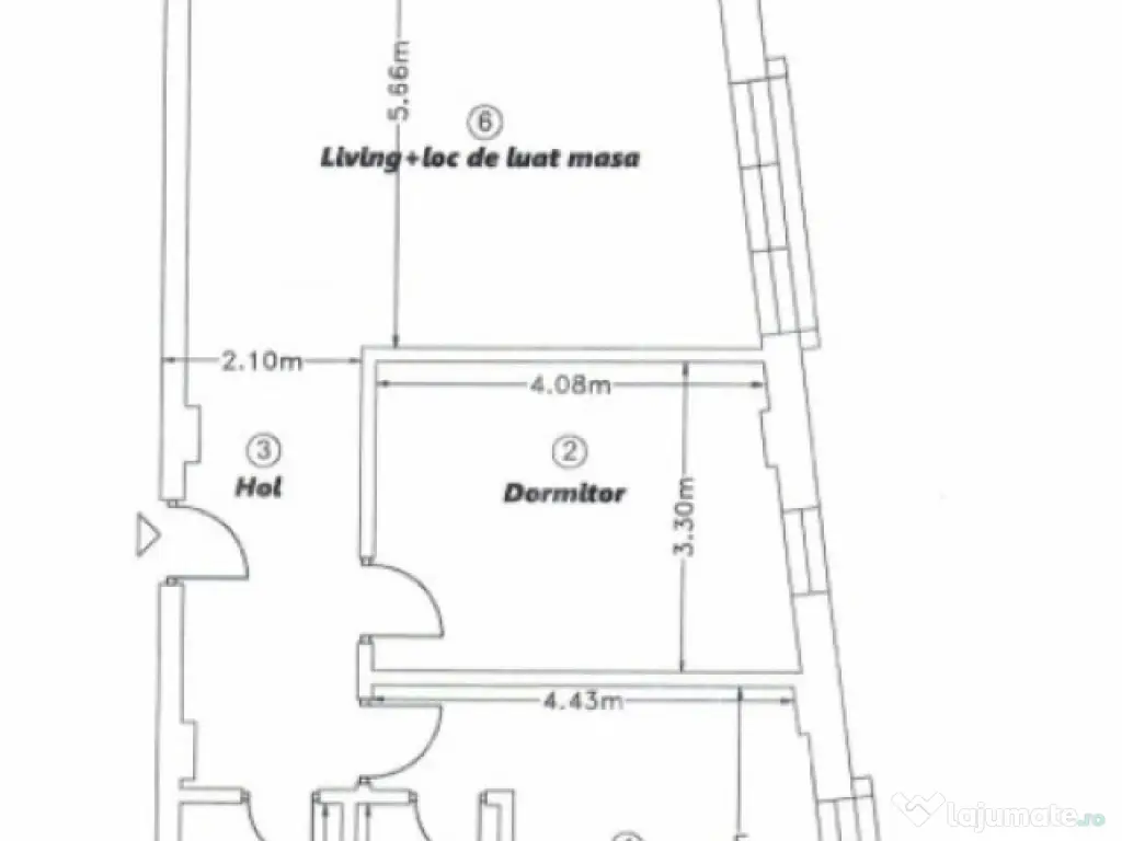 Apartament 3 camere, 75 mp, etaj intermediar, zona Corneliu 