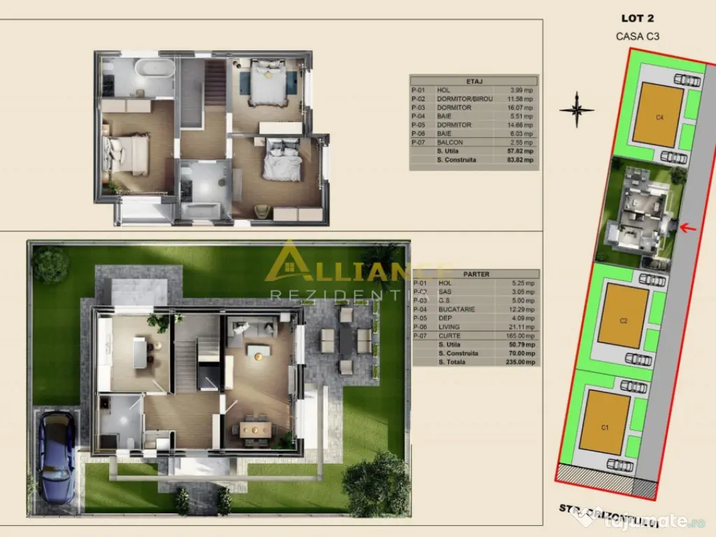 CASA INDIVIDUALA - 4 camere - 3 bai - Popesti Leordeni/ Theo