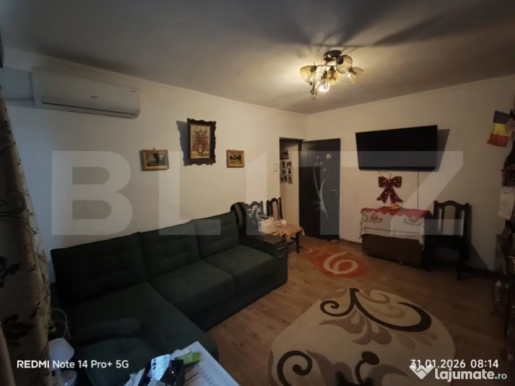 Apartament 3 camere, 49 mp, zona Alexandru cel Bun