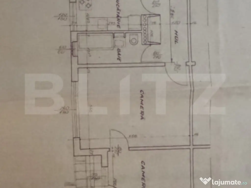 Apartament 3 camere, 49 mp, zona Alexandru cel Bun