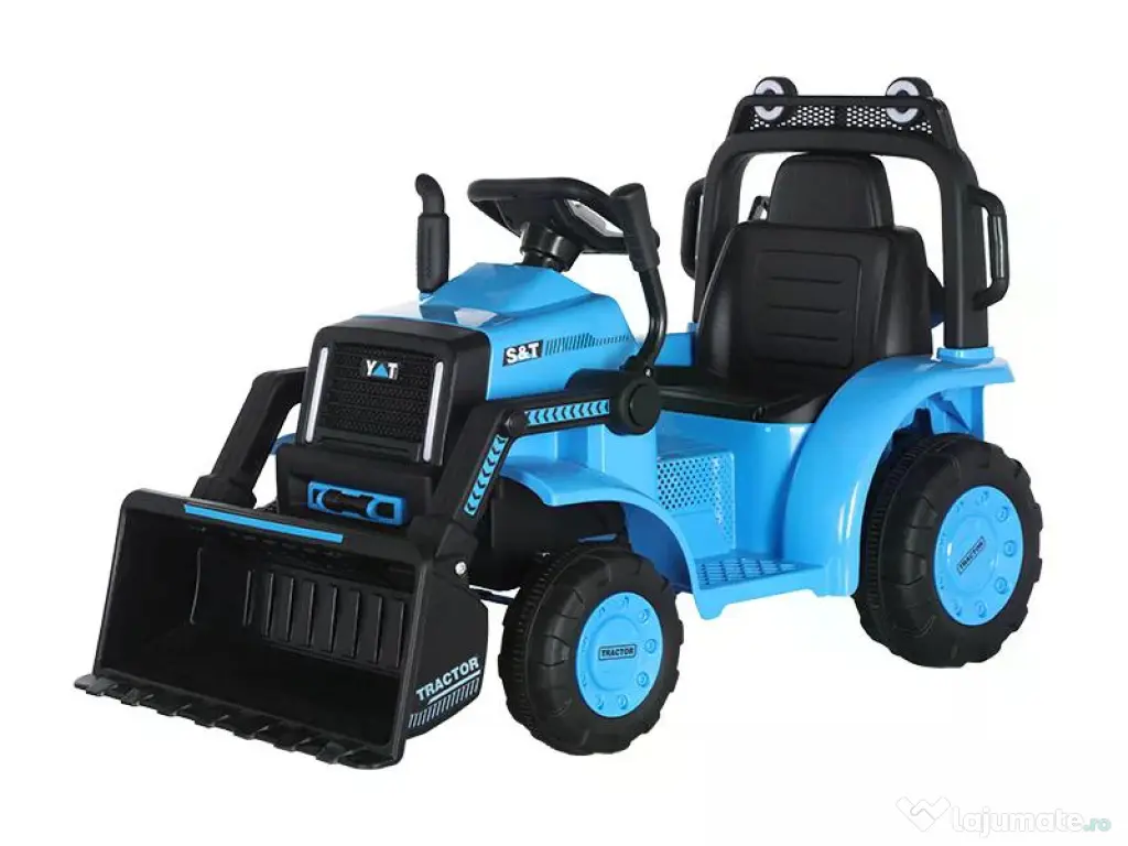 Excavator electric Kinderauto BJYT1066 60W 6V cu telecomanda Blue