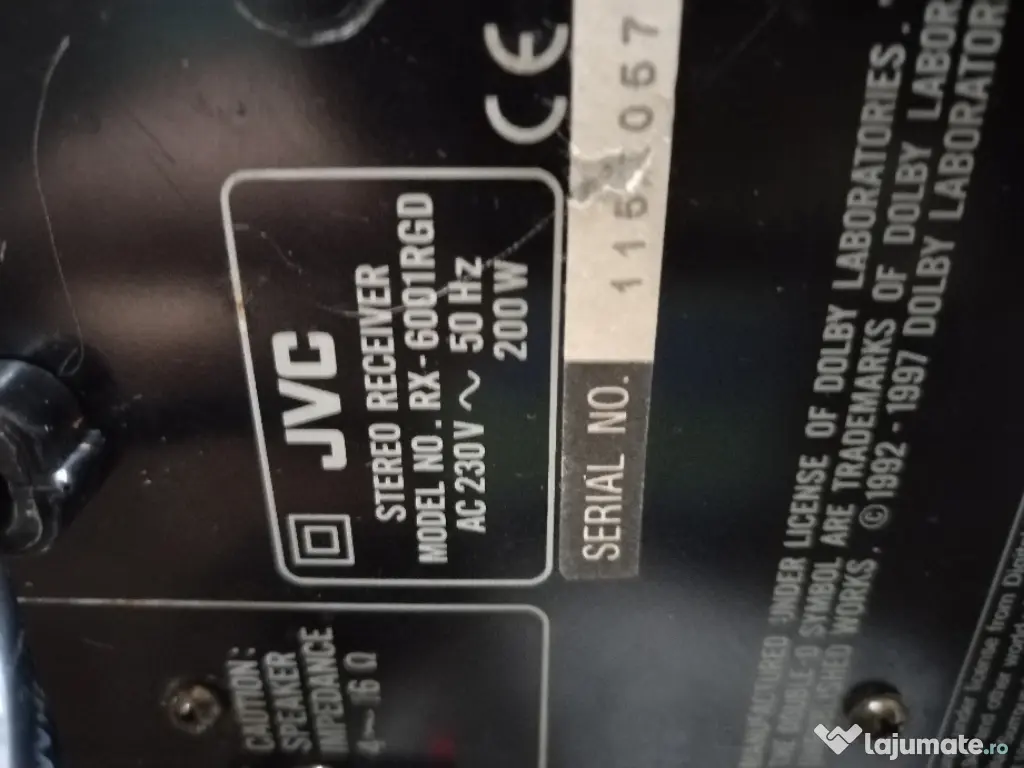 Amplituner JVC RX-6001R 