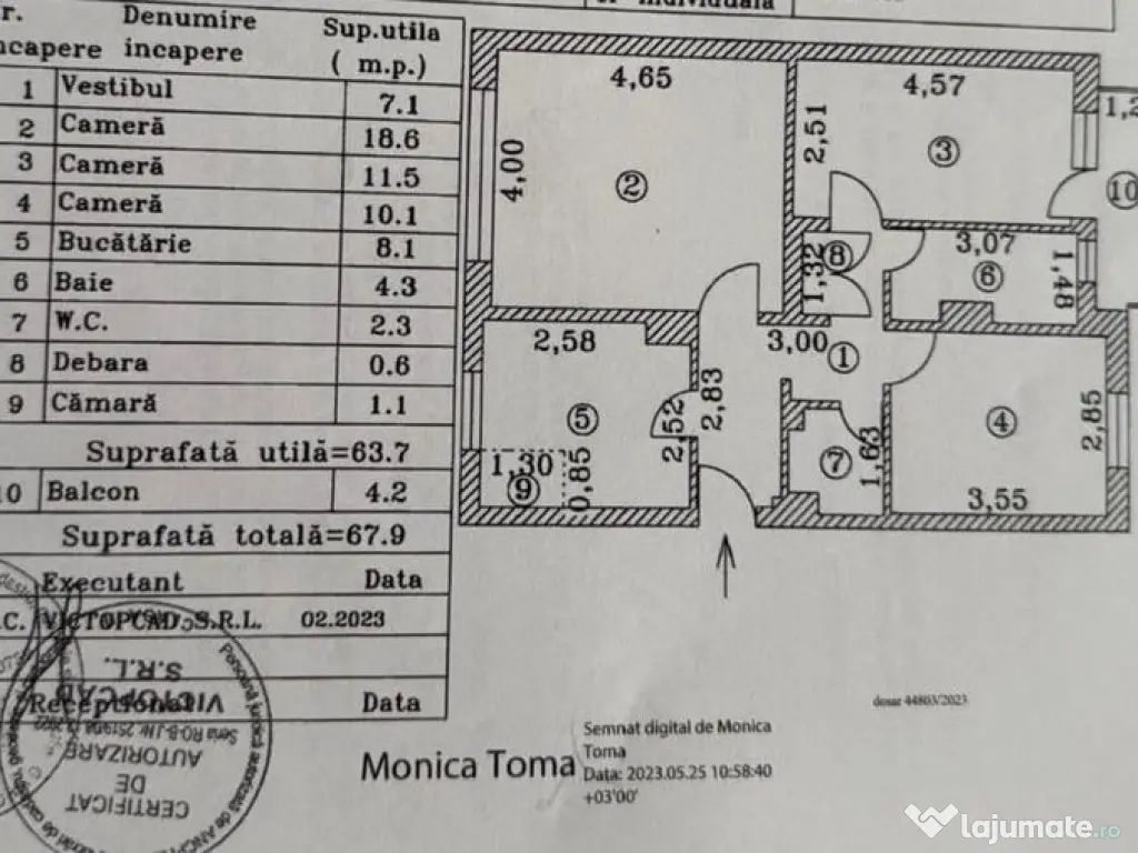 Aviatiei Apartament 3 camere Elena Caragiani