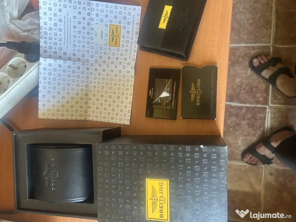 Breitling chrome chronograph || 