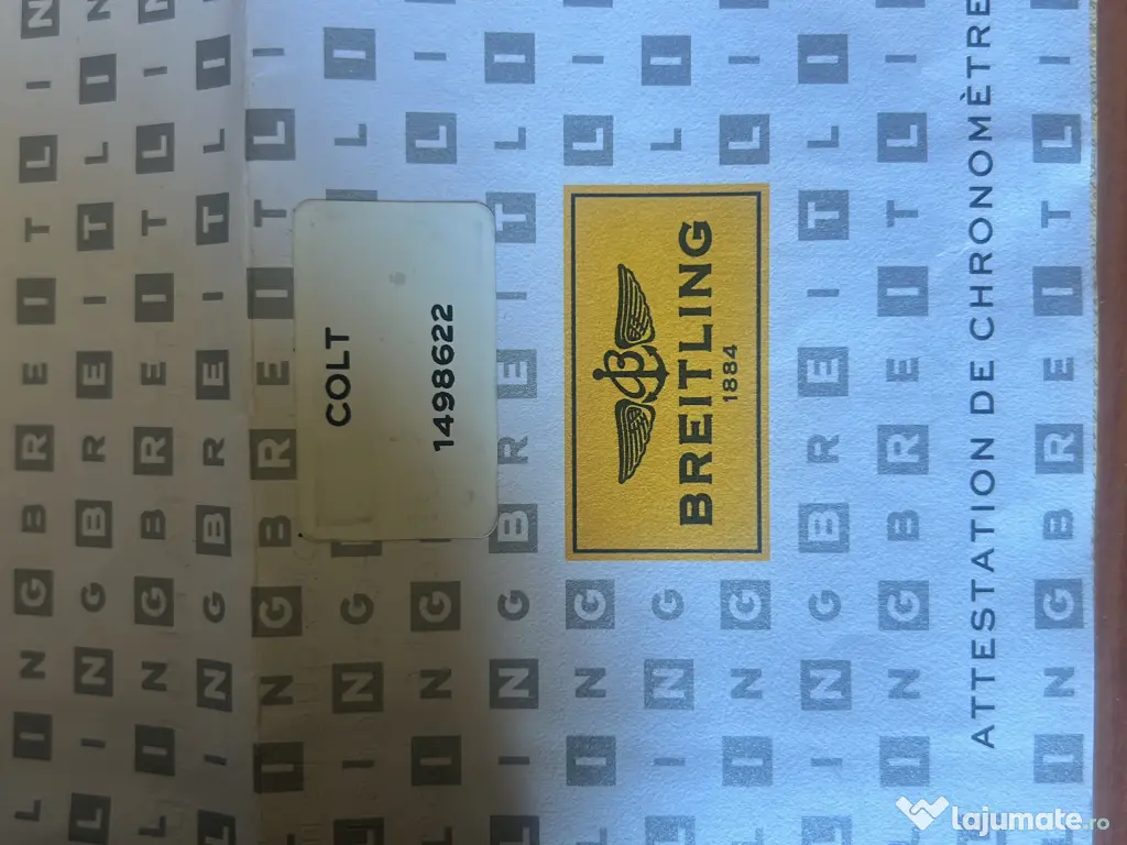 Breitling chrome chronograph || 