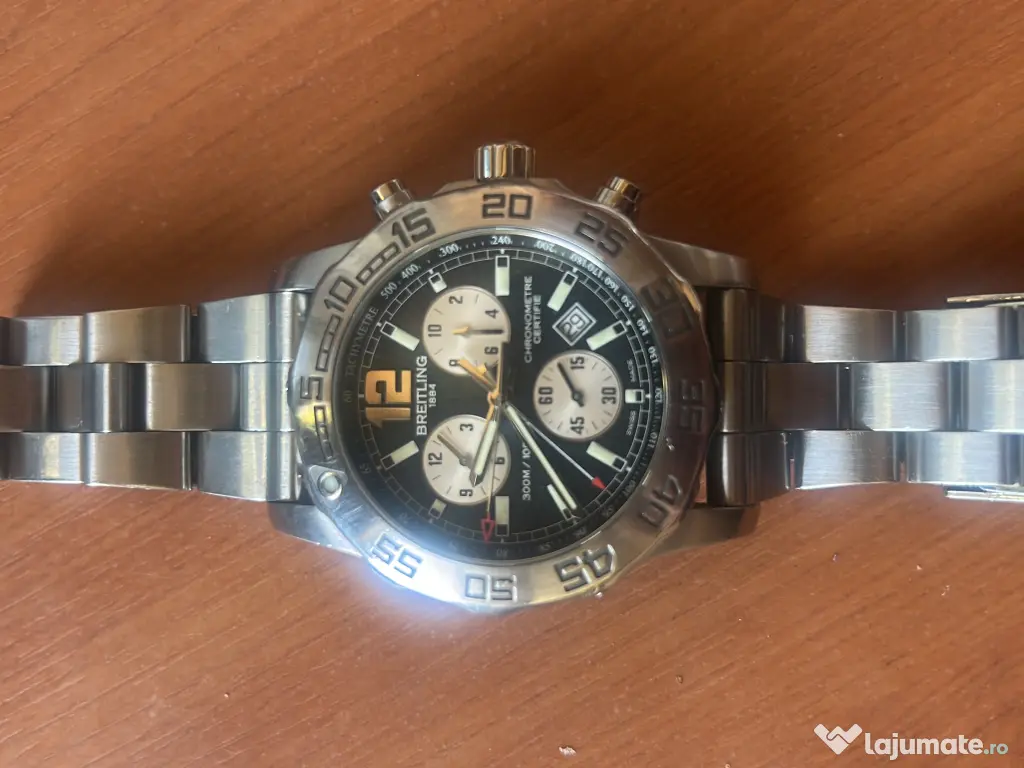 Breitling chrome chronograph || 