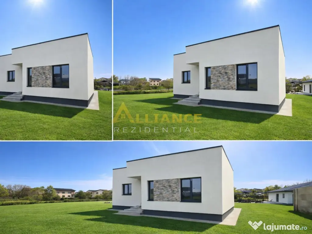 Casa individuala - 3 camere - 2 bai - 378 mp teren 