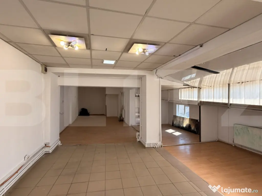 Spațiu comercial P + E + M 308 mp utili, zona Medicina Vech 