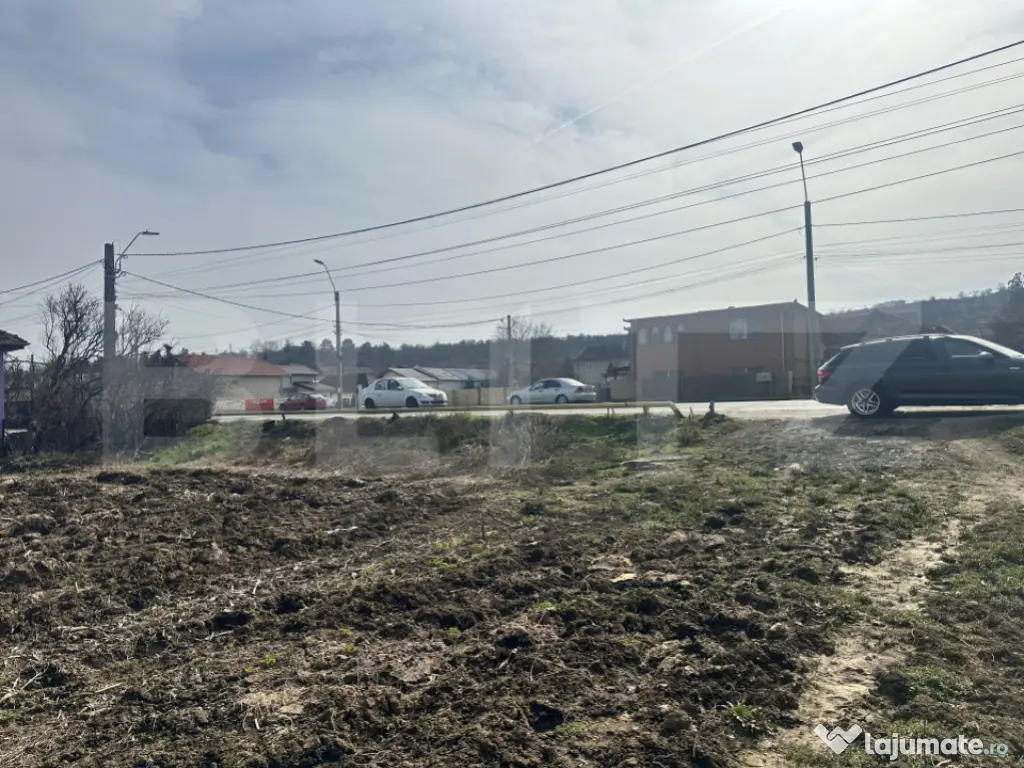 TEREN INTRAVILAN 4550 MP CU FRONT LA DN7 SANTUHALM 