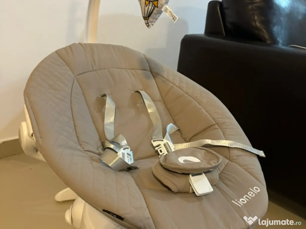 Balansoar Lionelo Mell 2 in 1, rotire 360 grade, electric 